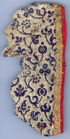 Textile, Italian, ca. 1500. Creator: Unknown