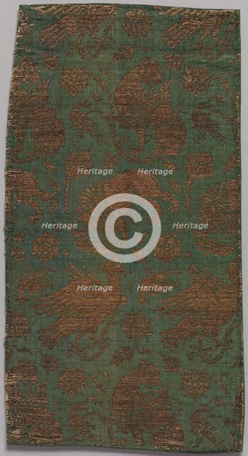 Textile, Italian, late 14th-early 15th century. Creator: Unknown.