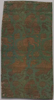 Textile, Italian, late 14th-early 15th century. Creator: Unknown