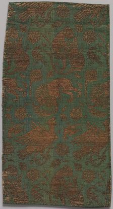 Textile, Italian, late 14th-early 15th century. Creator: Unknown