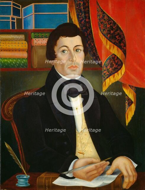 Textile Merchant, c. 1840. Creator: Unknown.