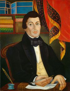 Textile Merchant, c. 1840. Creator: Unknown