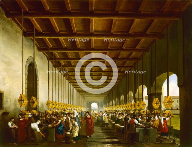 Textile mill in Bergamo.