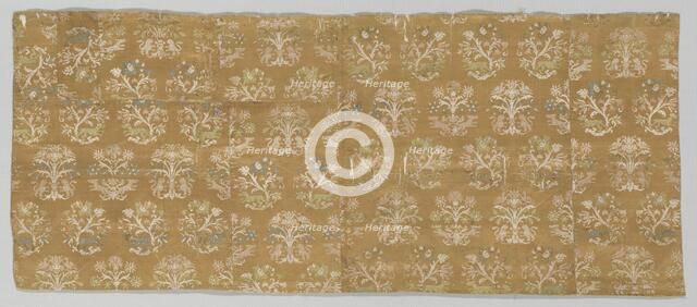 Textile Panel, 1600s. Creator: Unknown.