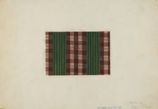Textile Print, c. 1938. Creator: Ralph M. Lewis