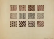 Textiles, c. 1937. Creator: Martha Reed