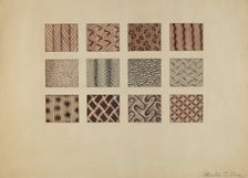 Textiles, c. 1937. Creator: Martha Reed