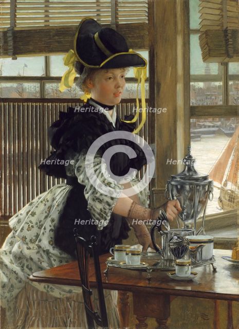Tea, 1872. Creator: James Tissot.