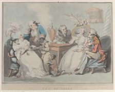 Tea on Shore, 1785-94., 1785-94. Creator: Thomas Rowlandson