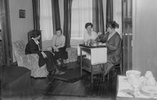Tea at Barnard, between c1915 and c1920. Creator: Bain News Service