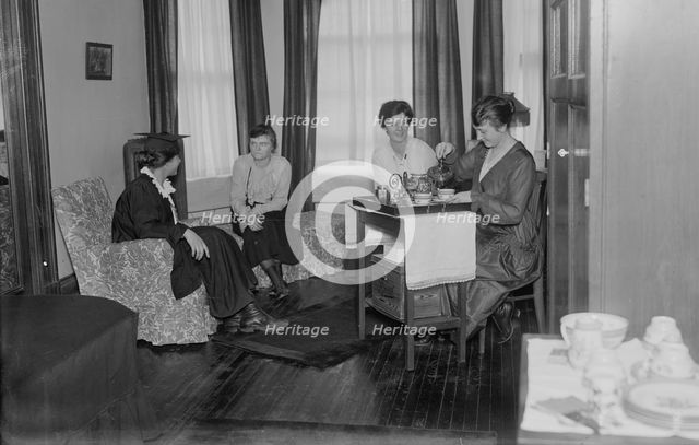 Tea at Barnard, between c1915 and c1920. Creator: Bain News Service.