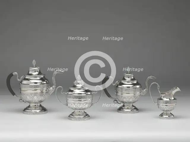 Tea and Coffee Service, 1809/12. Creators: Jean Simon Chaudron, Anthony Rasch.