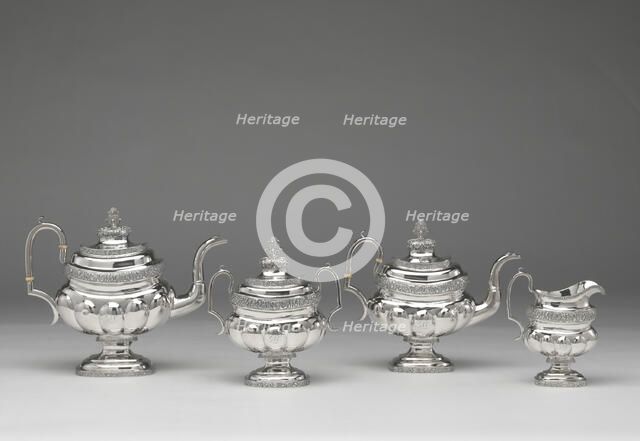 Tea and Coffee Service, 1818. Creator: John Crawford.
