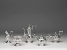 Tea and Coffee Service, 1840/68. Creators: Samuel Kirk & Son, Samuel Kirk & Sons