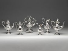 Tea and Coffee Service, 1840/51. Creator: Francis W. Cooper