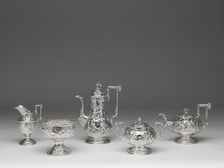 Tea and Coffee Service, 1840/68. Creators: Samuel Kirk & Son, Samuel Kirk & Sons