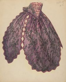 Tea Apron, c. 1938. Creator: Francis Law Durand