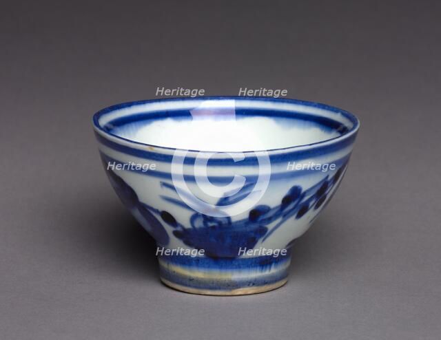 Tea Bowl, 1800s ?. Creator: Chantilly Porcelain Factory (French).