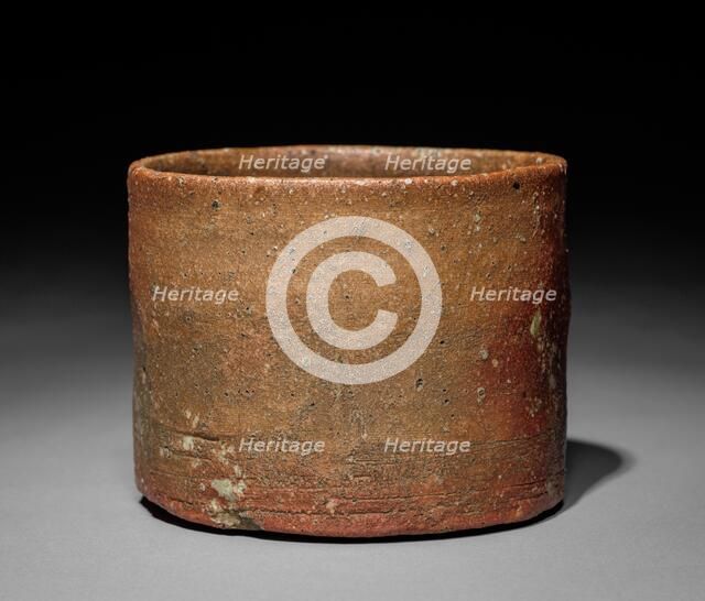 Tea Bowl: Shigaraki Ware, 1600s. Creator: Unknown.