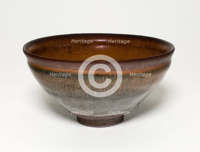 Tea Bowl with "Hare's fur" Glaze, Song dynasty (960-1279). Creator: Unknown.