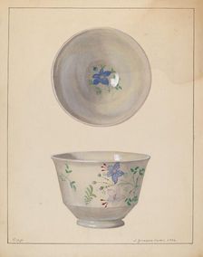 Tea Cup, 1936. Creator: J. Howard Iams