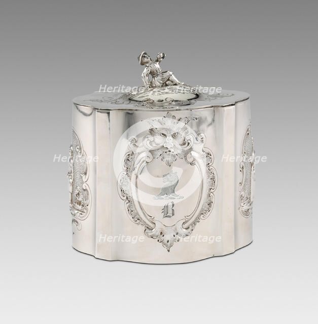 Tea Caddy, 1850/57. Creators: Vincent Laforme, Francis J. Laforme.