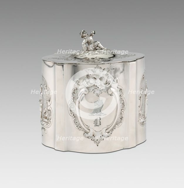 Tea Caddy, 1850/57. Creators: Vincent Laforme, Francis J. Laforme.