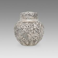 Tea Caddy, 1896. Creator: Jacobi and Jenkins