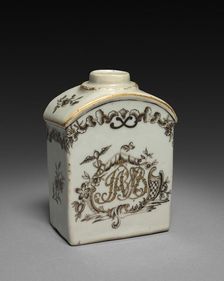 Tea Caddy, c. 1750-1770. Creator: Unknown