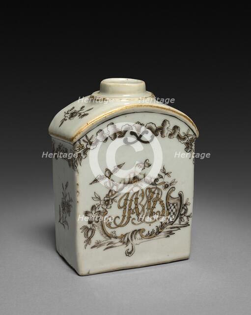 Tea Caddy, c. 1750-1770. Creator: Unknown.