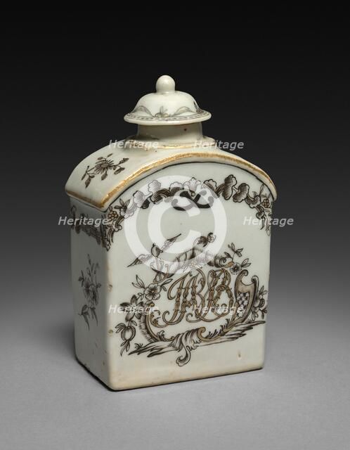 Tea Caddy, c. 1750-1770. Creator: Unknown.