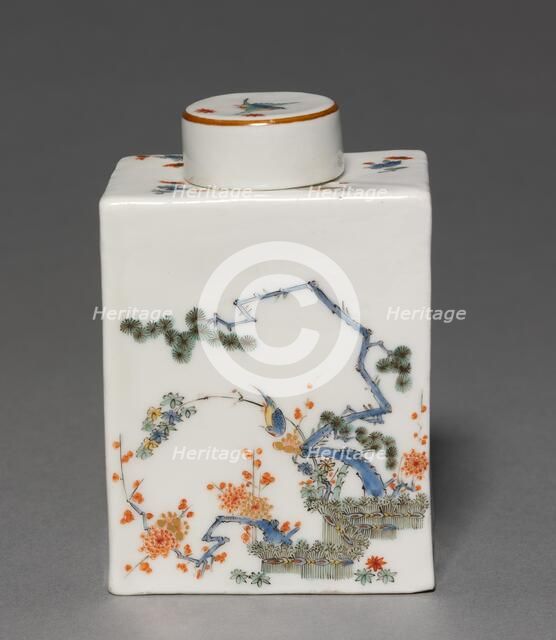 Tea Caddy, c. 1735. Creator: Meissen Porcelain Factory (German).