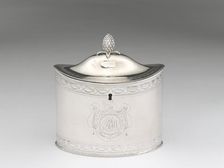 Tea Caddy, c. 1802. Creator: Ward, Bartholomew & Trott
