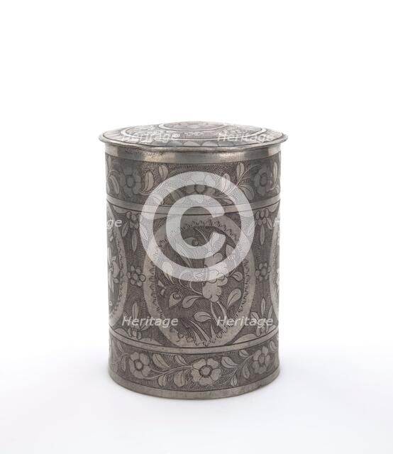 Tea caddy, date unknown. Creator: Unknown.