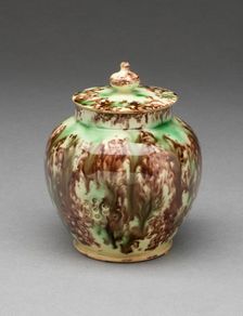 Tea Caddy, Staffordshire, 1740/50. Creator: Staffordshire Potteries