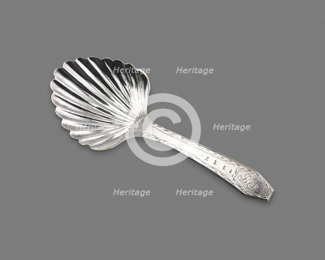 Tea Caddy Spoon, 1805/6. Creator: Robert Shepherd.