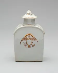 Tea Caddy with Cover, c. 1795. Creator: Unknown