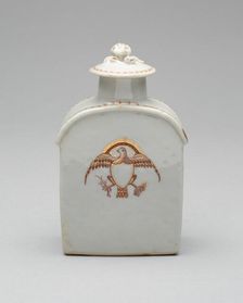 Tea Caddy with Cover, c. 1795. Creator: Unknown