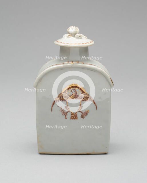 Tea Caddy with Cover, c. 1795. Creator: Unknown.