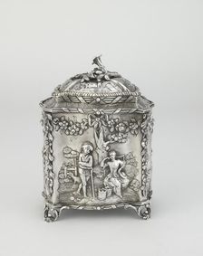 Tea canister, 1768-1769. Artist: John Moliere