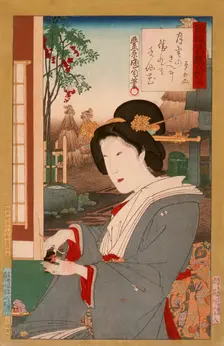 Tea Ceremony, 1883. Creator: Toyohara Kunichika