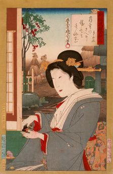 Tea Ceremony, 1883. Creator: Toyohara Kunichika