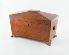 Tea Chest, England, c. 1810. Creator: Unknown