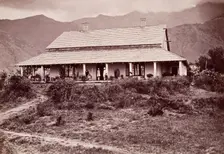Tea estate bungalow at Sumali, 1860s. Creator: Unknown