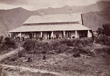 Tea estate bungalow at Sumali, 1860s. Creator: Unknown