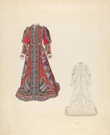 Tea Gown, c. 1937. Creator: Joseph L. Boyd