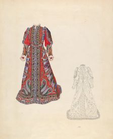 Tea Gown, c. 1937. Creator: Joseph L. Boyd