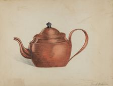 Tea Kettle, 1935/1942. Creator: Frank Nelson
