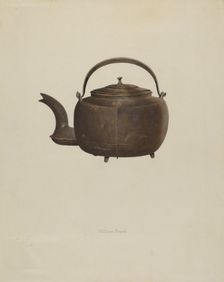Tea Kettle, c. 1937. Creator: William Schmidt