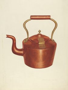 Tea Kettle, c. 1939. Creator: Edward L Loper